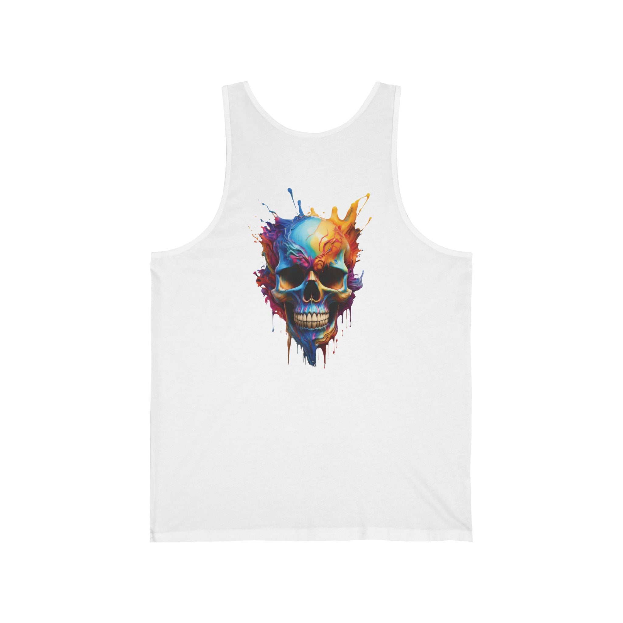 Printif-AI-ed Men's Color Skull Tank Top