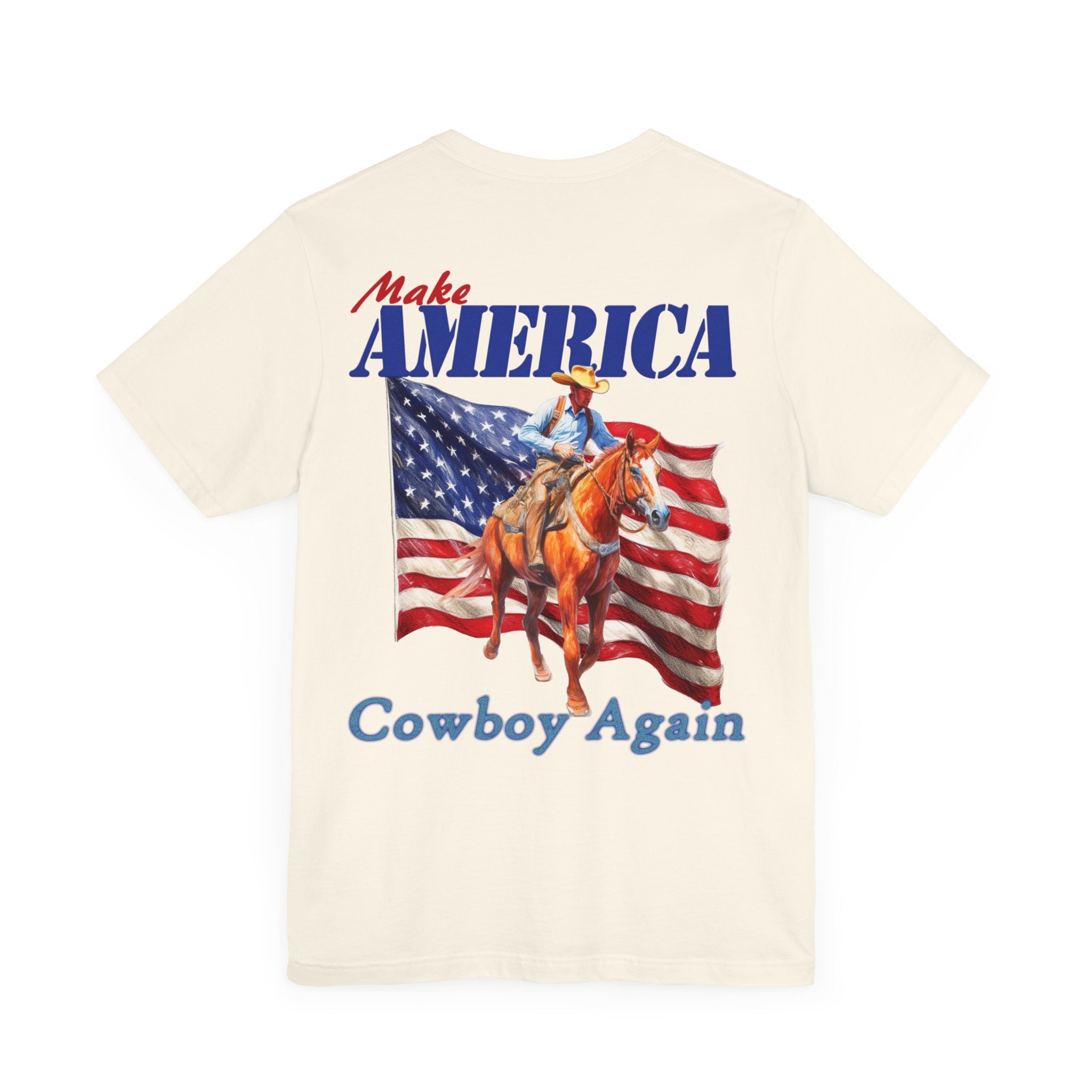 Printif-AI-ed Men's Make America Cowboy Again Premium Tee