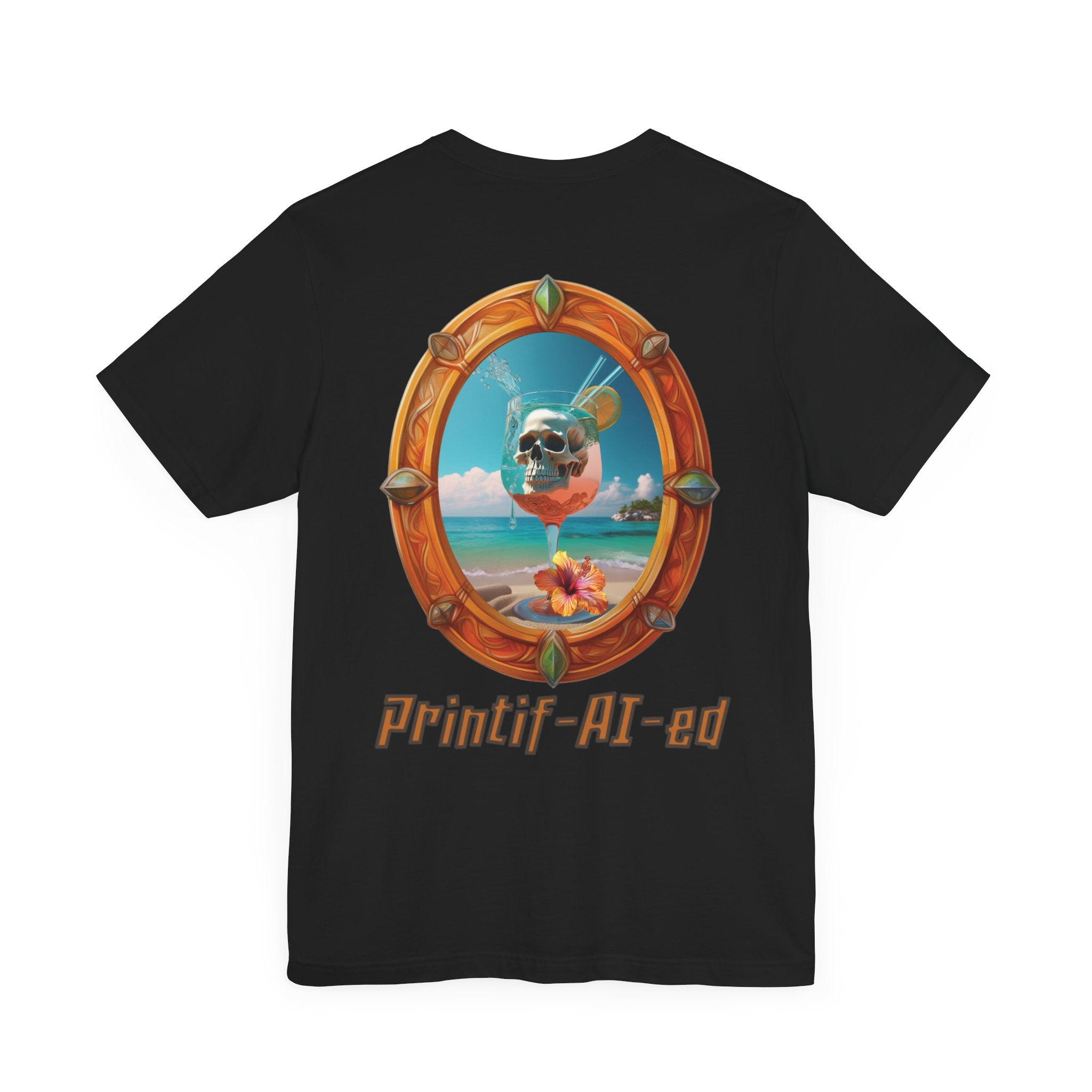 Printif-AI-ed Men's Skulltini Premium Tee