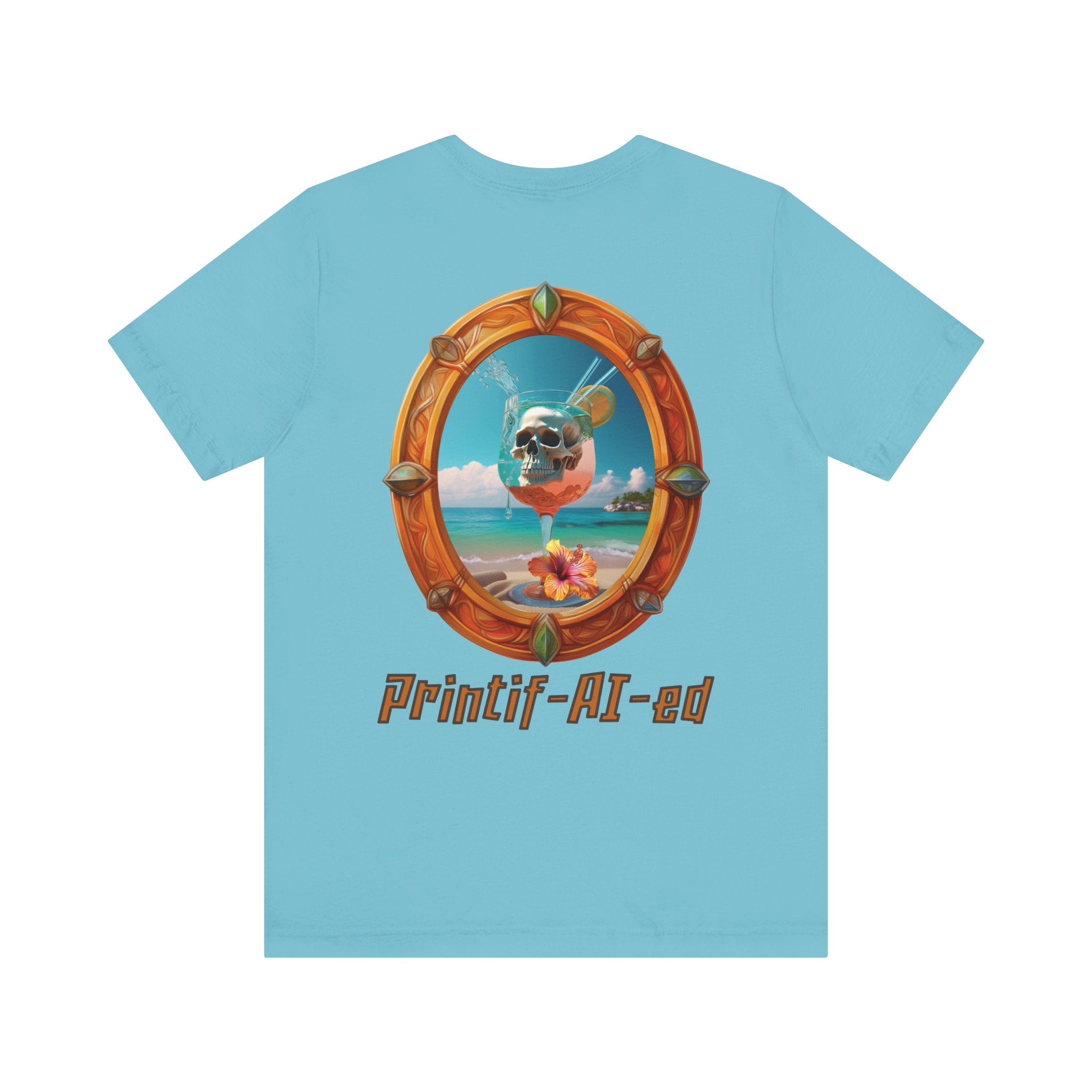 Printif-AI-ed Men's Skulltini Premium Tee