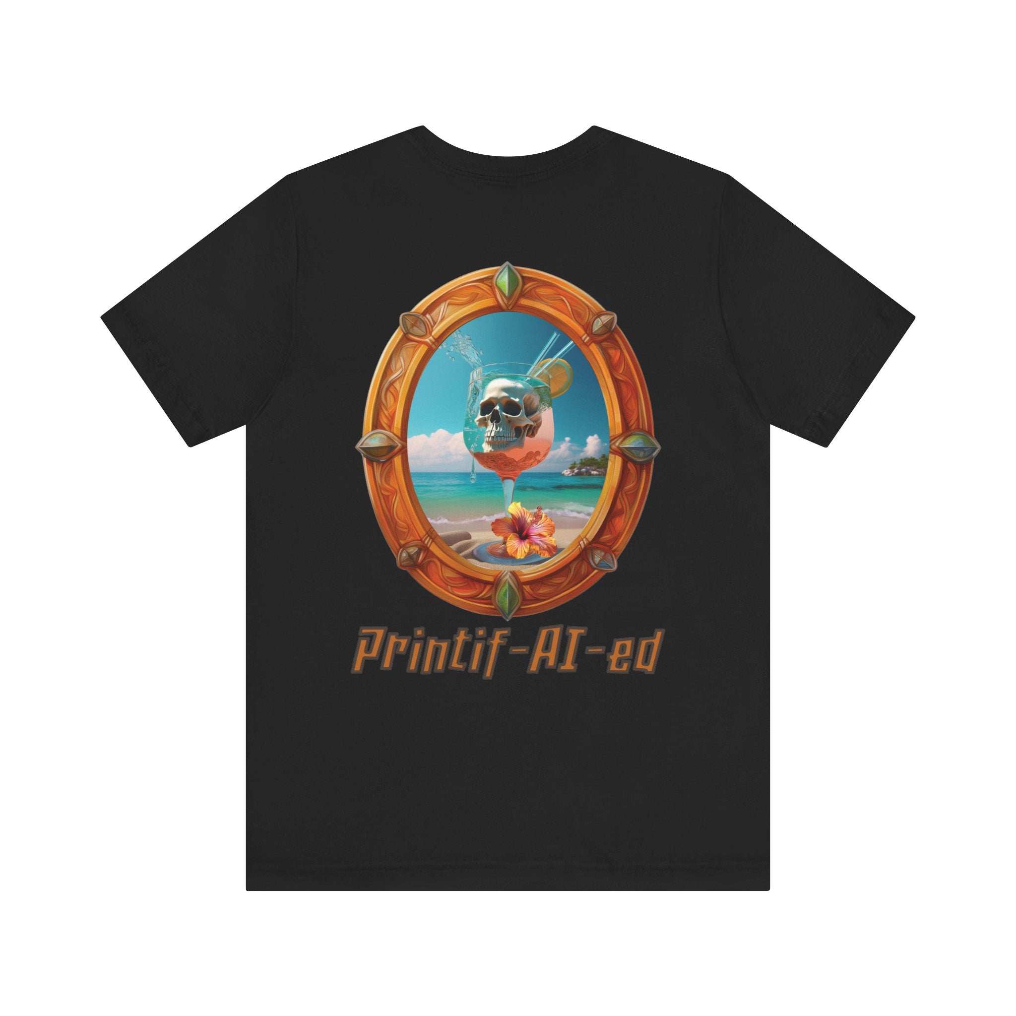 Printif-AI-ed Men's Skulltini Premium Tee