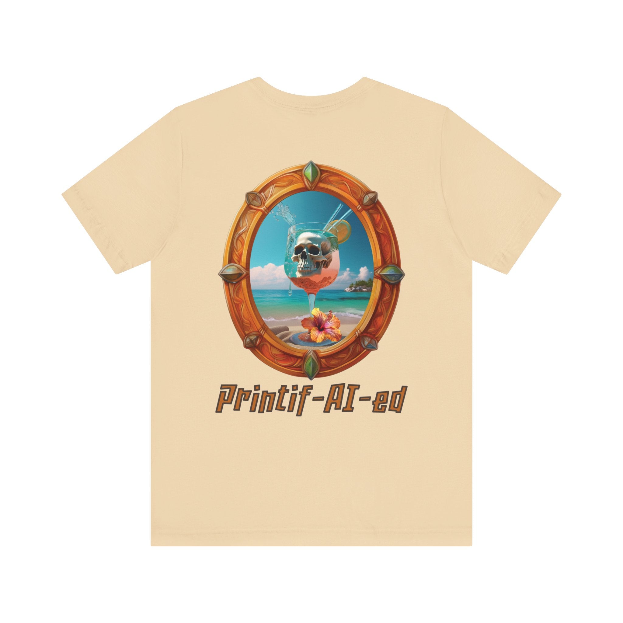 Printif-AI-ed Men's Skulltini Premium Tee