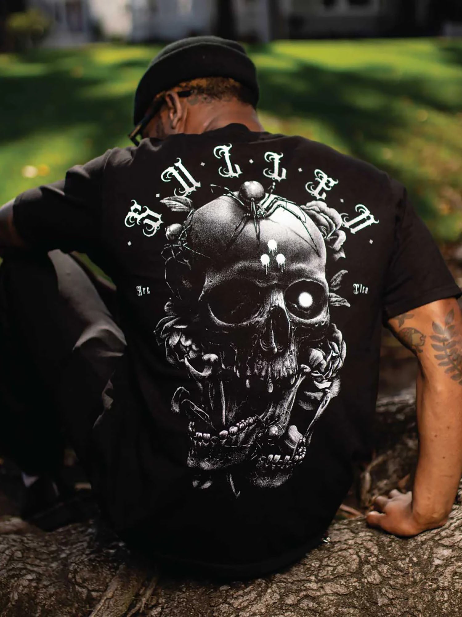 Sullen Men's Blaq Skull Premium T-shirt