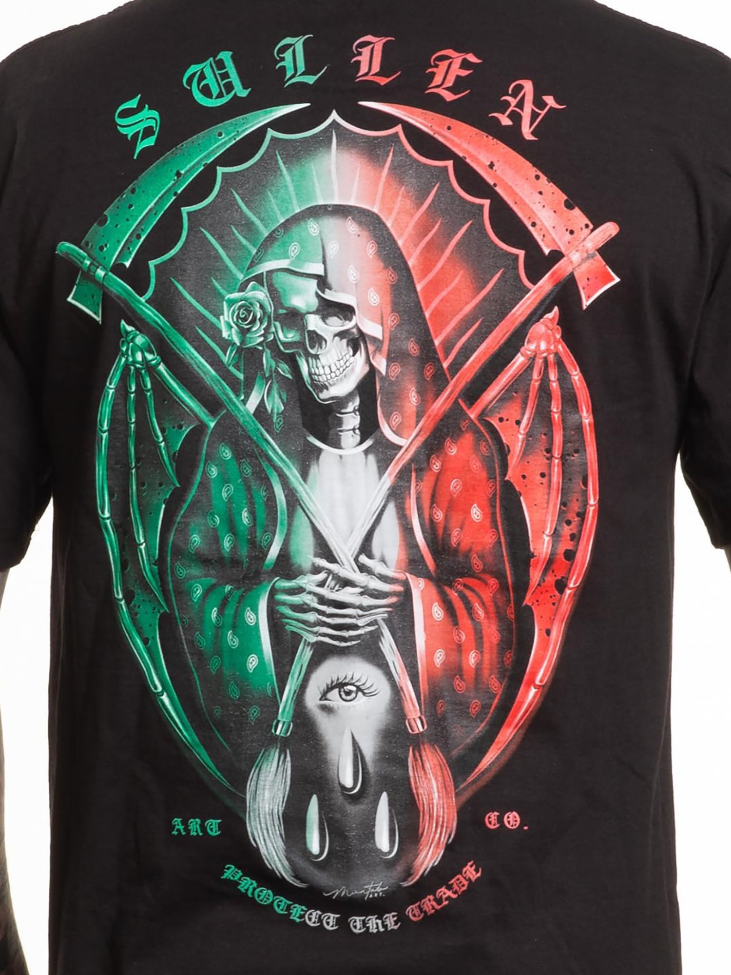 Sullen Men's De La Muerte Mex Standard T-shirt