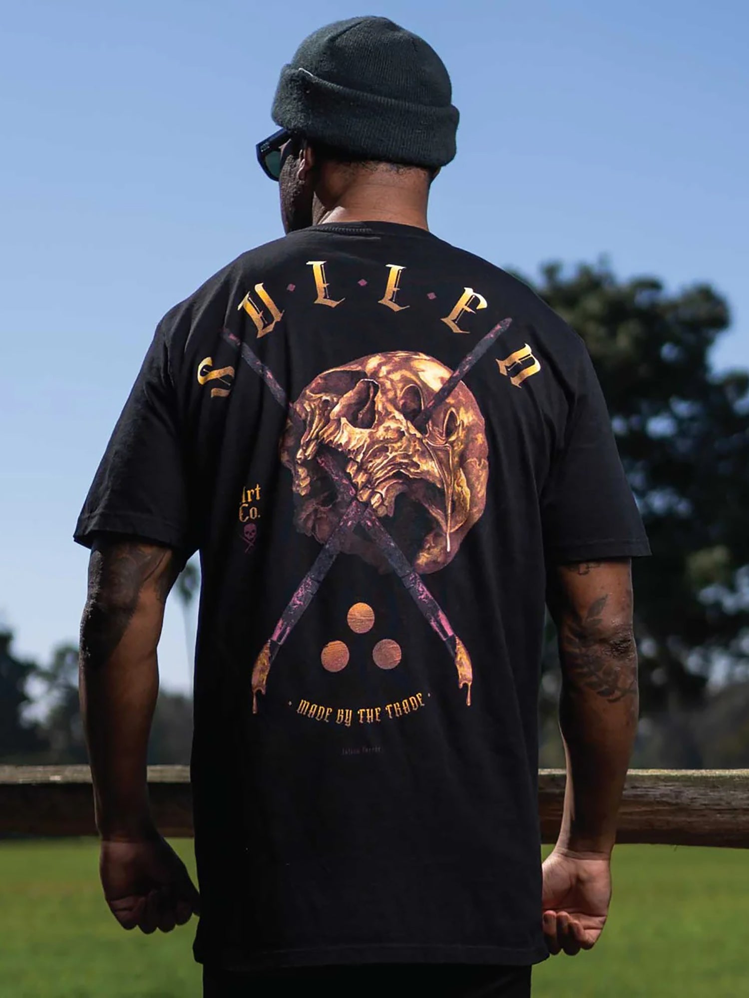 Sullen Men's Golden Skull Premium T-shirt