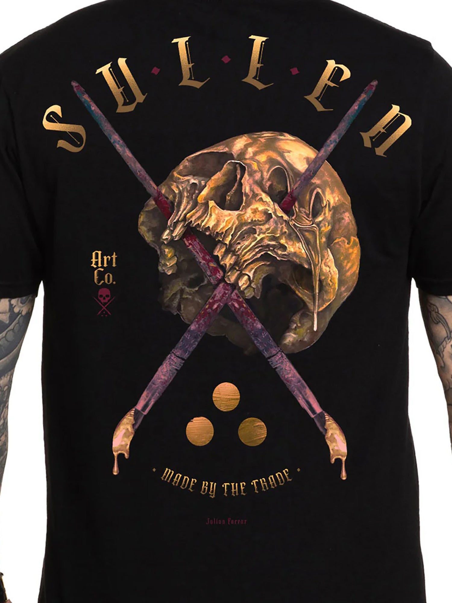 Sullen Men's Golden Skull Premium T-shirt