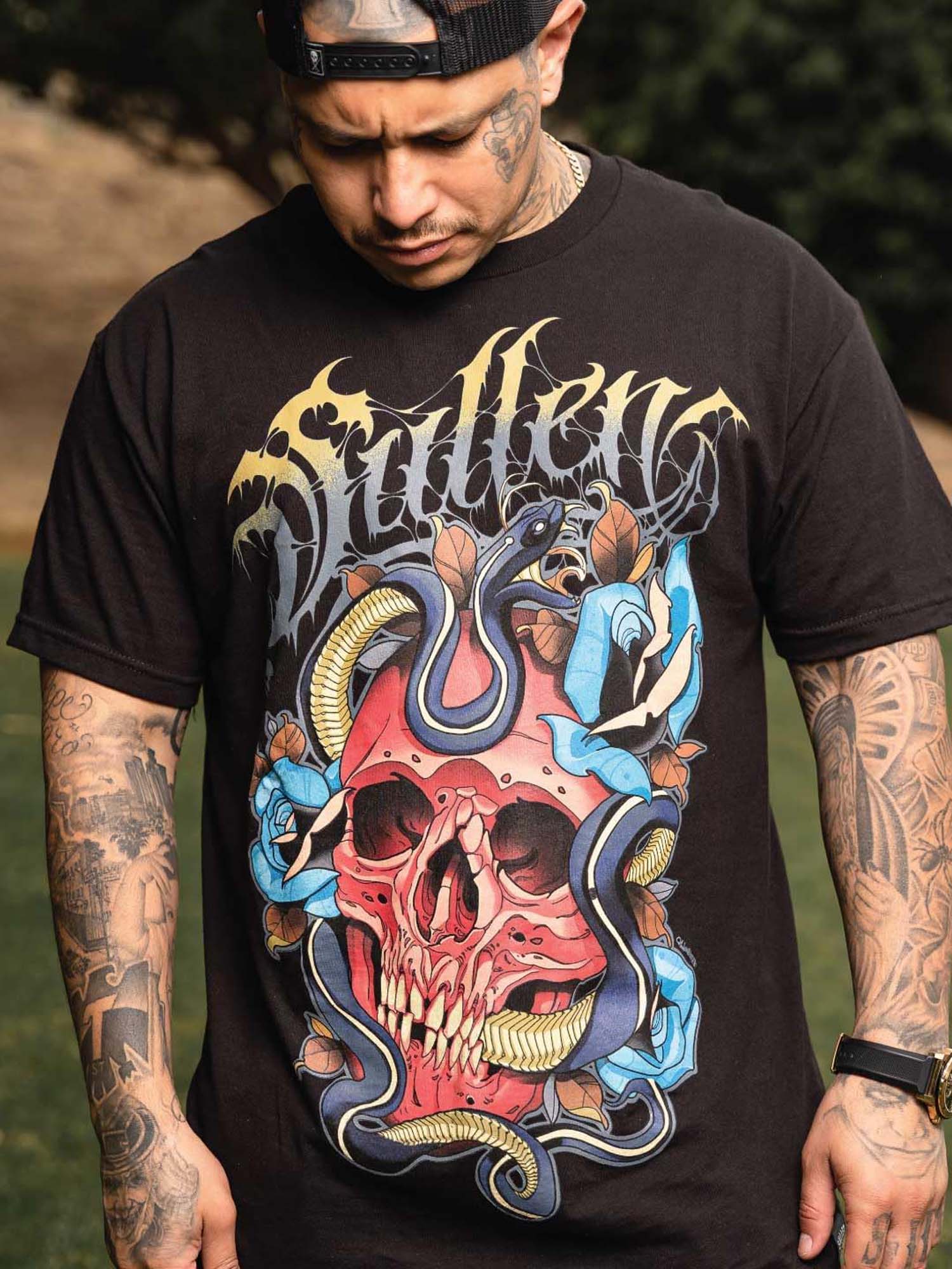 Sullen Men's Red Skull Short Sleeve Standard Tee