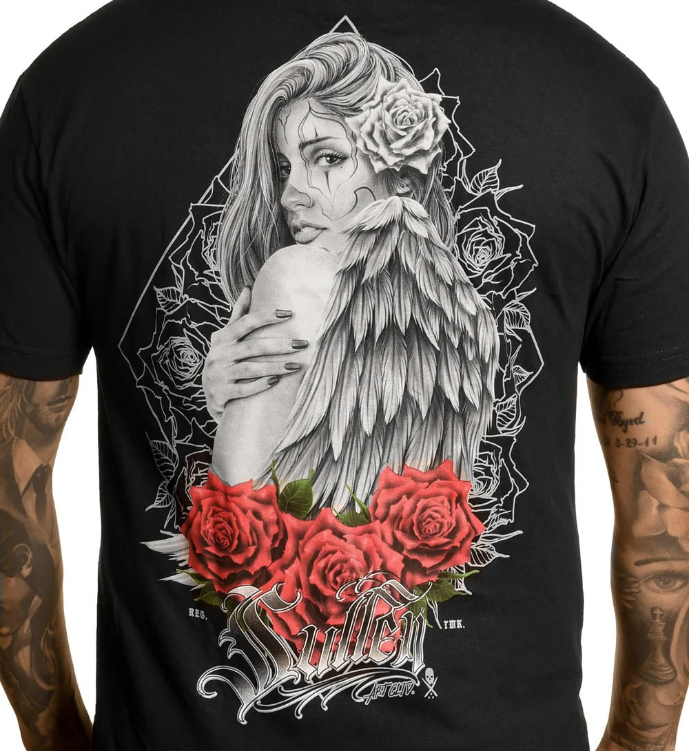 Sullen Men's Rose Angel Short Sleeve Standard T-shirt